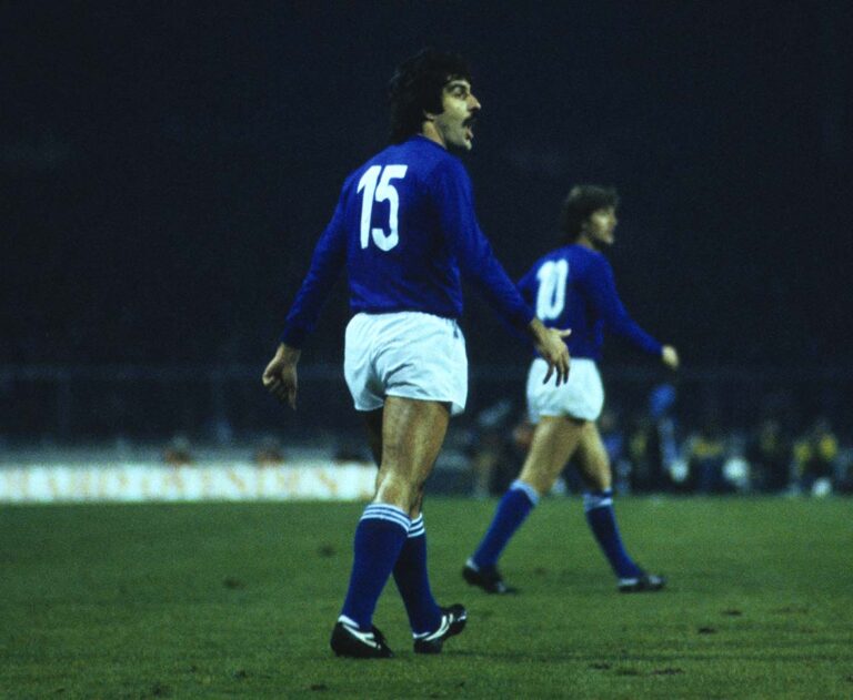 Claudio Sala ultima partita in azzurro, 8 novembre 1978