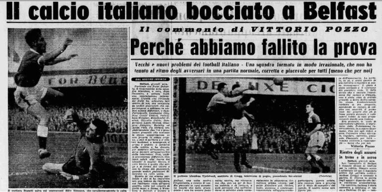 15 gennaio 1958 Azzurri esclusi per la prima volta dai Mondiali