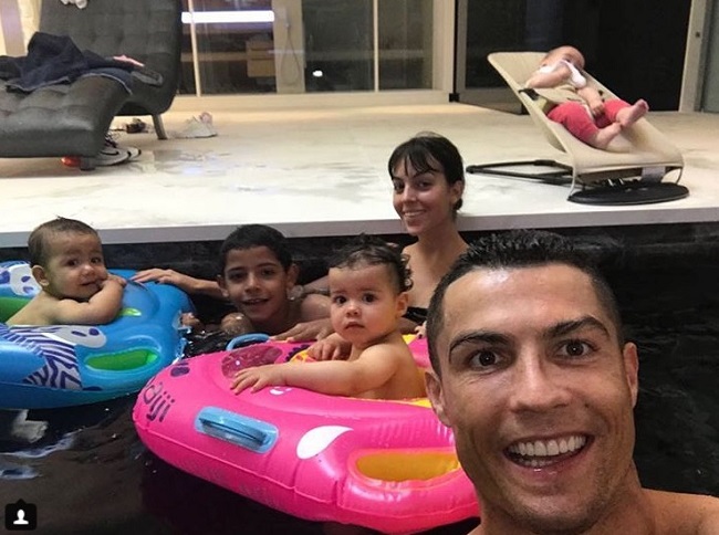 Cristiano Ronaldo famiglia