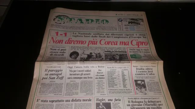 12 febbraio 1983: Cipro-Italia 1-1, la via crucis dei Campioni del Mondo