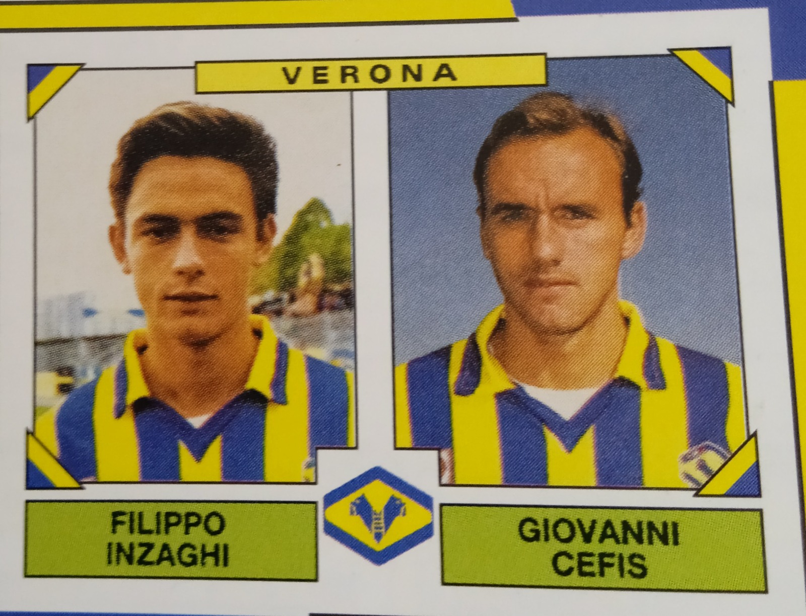 Filippo Inzaghi - Giovanni Cefis - Panini 1994