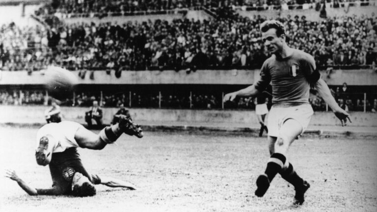 27 marzo 1949, Il debutto azzurro per Amadei, Becattini e Lorenzi, ultima partita per gli “angeli” granata