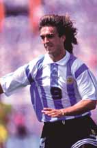 Gabriel Omar Batistuta nell'Argentina