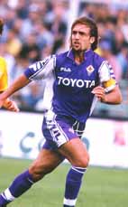 Gabriel Omar Batistuta nella Fiorentina