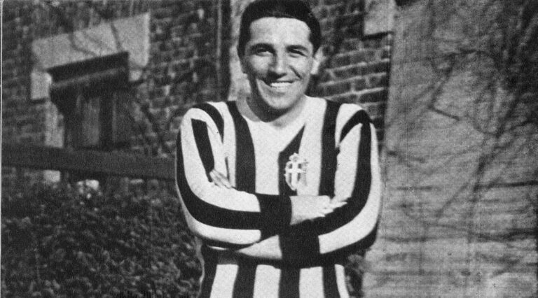 12 aprile 1931, ultima partita in azzurro per Giovanni Vecchina