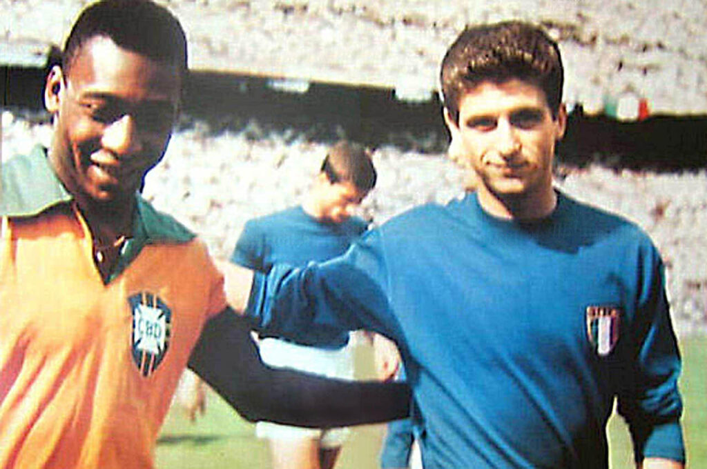 Pele e Gianni Rivera