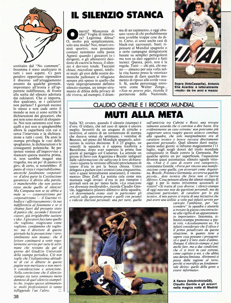 Guerin Sportivo 1989 12-13 Il Silenzio Stanca 38