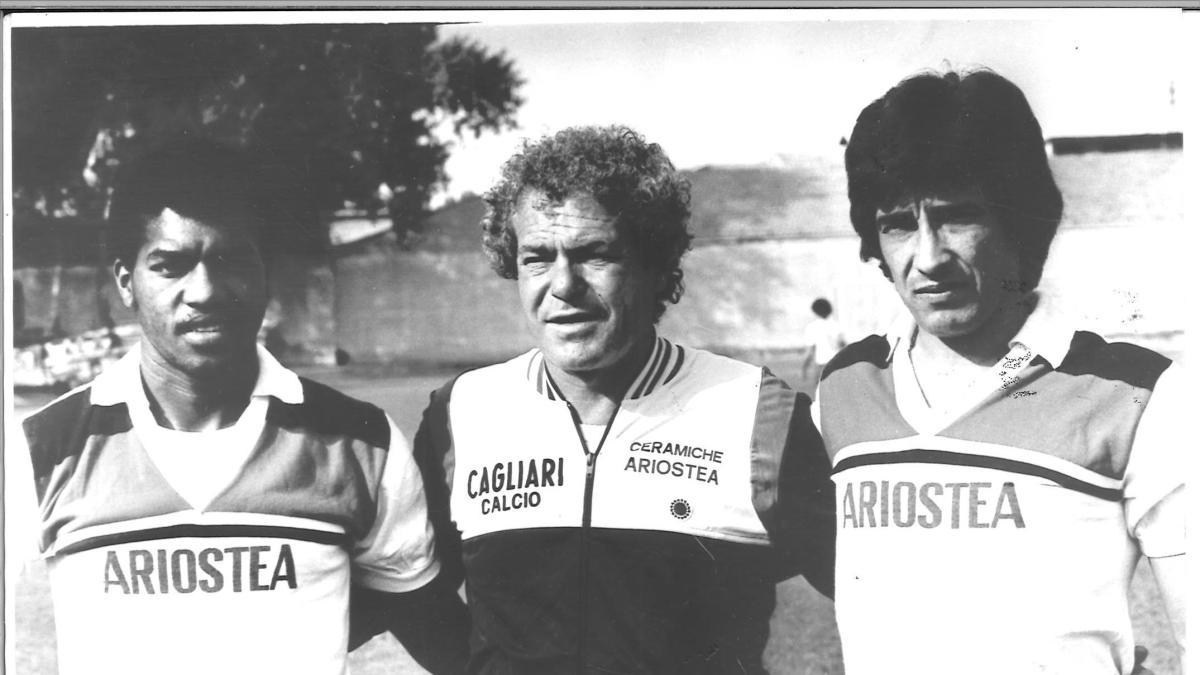 Uribe, Giagnoni e Victorino a inizio stagione 82-83