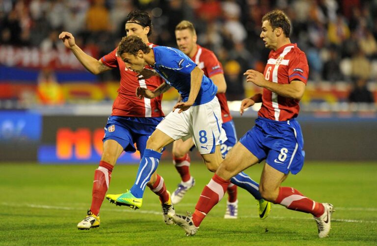 7 ottobre 2011, il primo gol azzurro di Claudio Marchisio